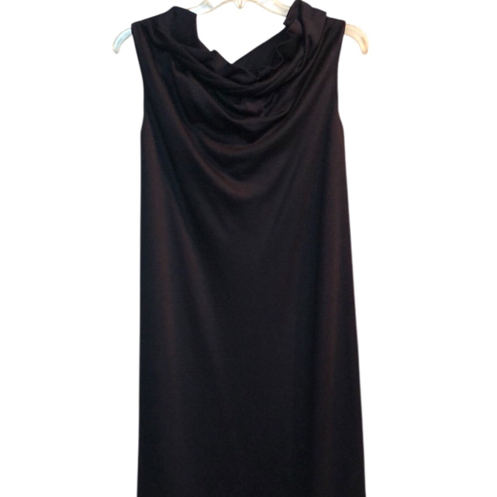 COS Black shift Dress with Cowl Neck sleeveless size S